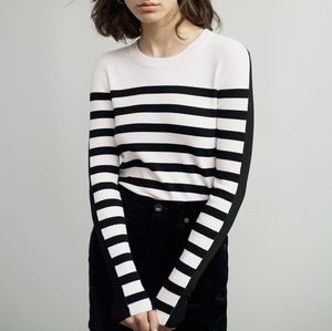 rag & bone Cecilee Stripe Crewneck Sweater